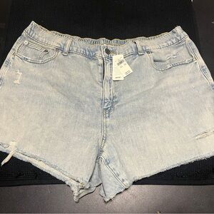 NWT Aerie Light Wash Jean Shorts